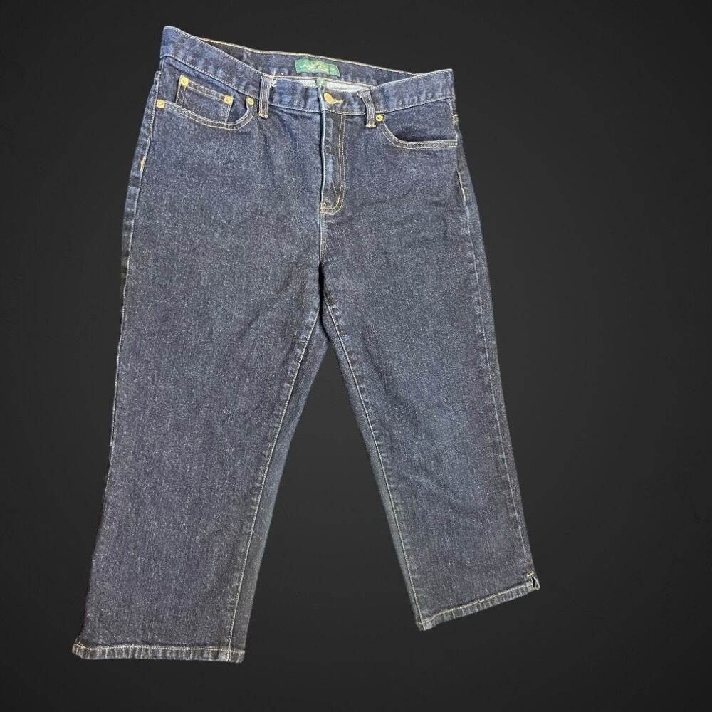 Lauren Jeans Co Ralph Lauren Women’s 10 Classic Modern Fit Straight Leg Denim